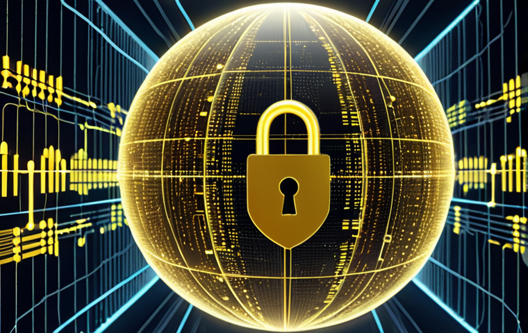 Visualize a secure digital realm where streams of data flow safely within a fortified, translucent sphere. Intricate glowing lines of code, digital locks, and a protective shield, reminiscent of legal frameworks like GDPR and KVKK, surround the data, symbolizing robust cybersecurity and transparent data privacy practices. The image should evoke a sense of trust, vigilance, and corporate responsibility in safeguarding sensitive information.